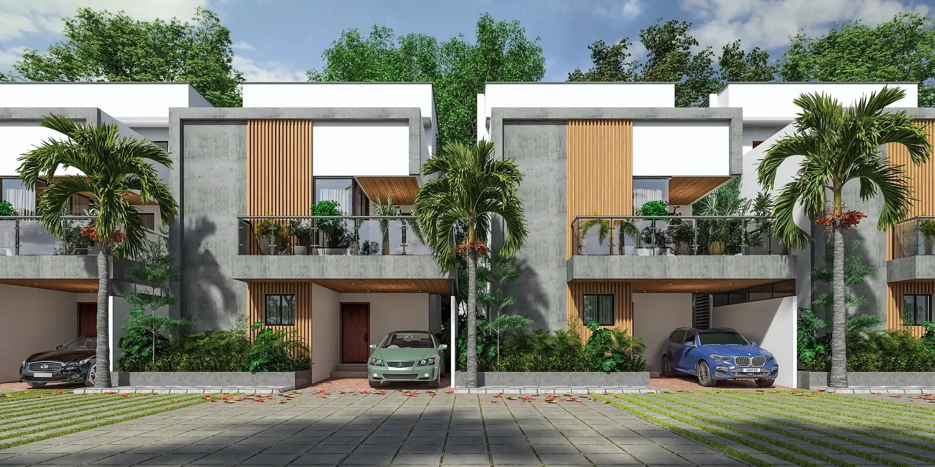 Melody villa elevation